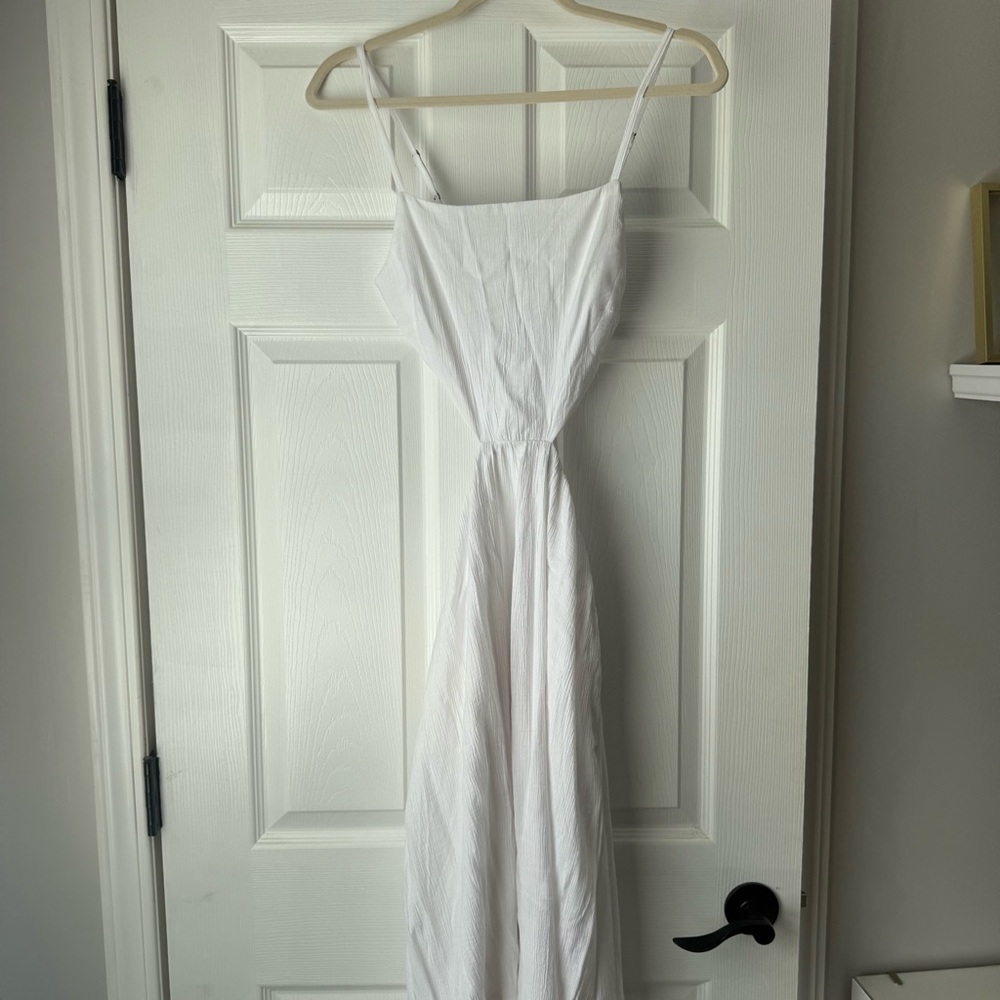 Abercrombie Crinkle Textured Cutout Maxi Dress NWT - Picture 3 of 6